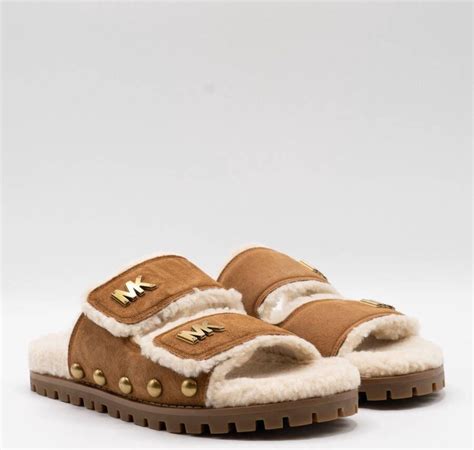 pantoffels dames michael kors|michael kors leather sandals.